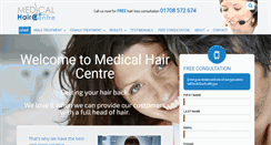 Desktop Screenshot of medicalhaircentre.com